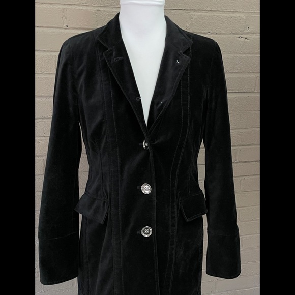 Chico’s black velvet jacket 4 - Picture 4 of 14